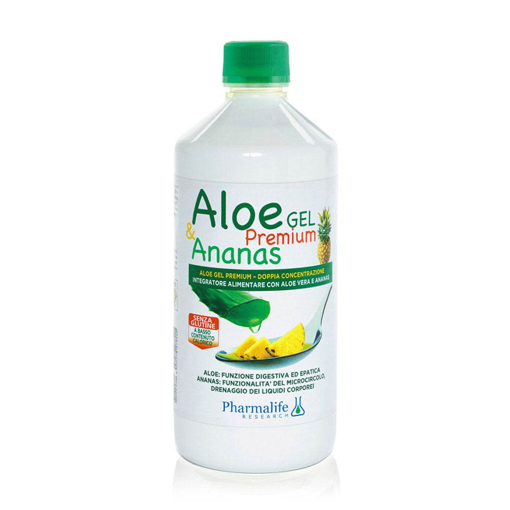 Aloe Gel Premium & ananas - 1 Lt
